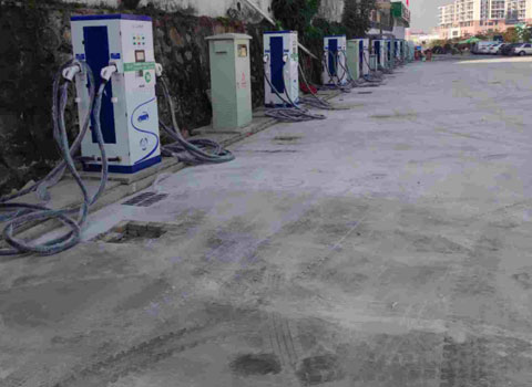 杭州市光明新区马田街道周家大道充电站240kw-120kw直流桩(图2)